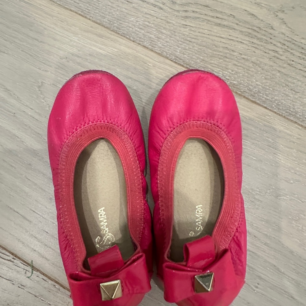 Yosi Samra Kids Red Slippers